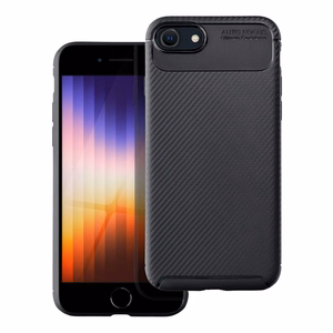 Suojakuori iPhone 7 / 8 / SE 2020 / SE 2022:lle Carbon Premium musta
