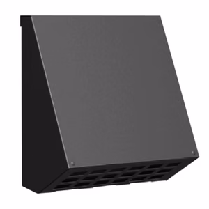HiSmart HT260362 painted-metal outer hood for single-room recuperators, 227 × 220 × 110 mm, black