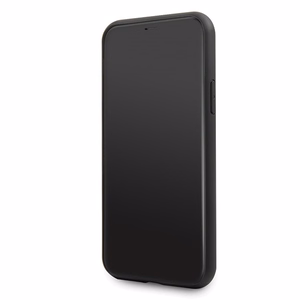 Karl Lagerfeld Signature Glitter Case iPhone 11 Pro:lle - punainen