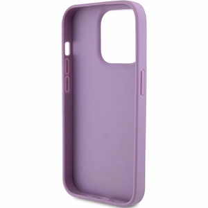 Guess Suojakuori iPhone 15 Pro Max:lle GUHCP15XP4EPMU Quilted 4G Classic - vaalea violetti