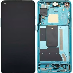 LCD screen OnePlus 8T with touch screen and frame Aquamarine Green original (used Grade B)