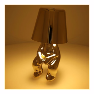 Pöytälamppu yöpöydälle GOLD MAN Art Deco istuva (versio 2) MLTL