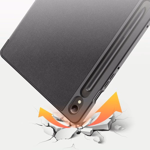 DUX DUCIS Suojakuori DOMO taitettava kynälokerolla Samsung Tab S9:lle - musta