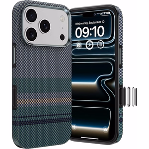 Benks Magnetic Armor Pro Aurora 600D -kevlar-kuori (C.K.FL.AP.SR.A072) iPhone 18 Pro / 17 Pro -puhelimiin, kameran ohjauspainikkeella
