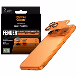 PanzerGlass Fender Kamerasuoja Karkaistu lasi iPhone 17 Pro - oranssi