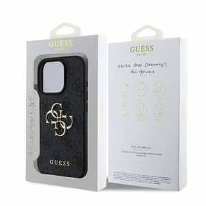 Guess 4G Big Logo kotelo iPhone 16 Pro Max - musta