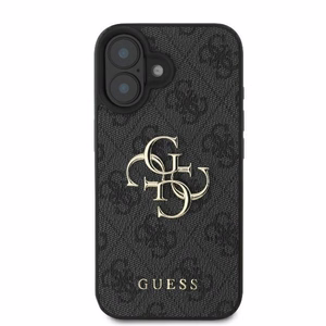 Guess 4G Big Logo Case for iPhone 16 - Black