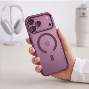 Tech-Protect MagZero MagSafe-suojakuori iPhone 17 Pro / 18 Pro – matta viininpunainen