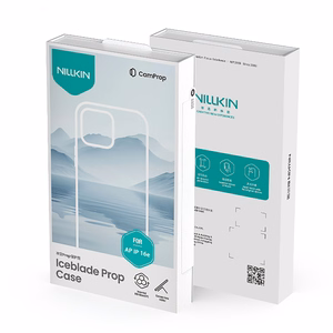 Nillkin Iceblade Prop Suojakuori linssin suojuksella ja jalustalla iPhone 16e / 17e:lle - vihreä