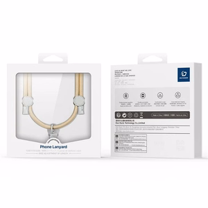 DUX DUCIS Plaz - cross-body phone strap - yellow