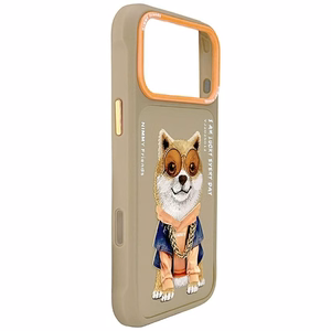 Nimmy Glasses Cool Nag Suojakuori iPhone 17 Pro:lle - Beige