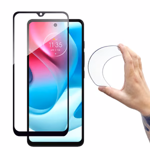 Täydellinen kansi Flexi Nano Glass Film karkaistu lasi Moto G60s kehyksen kanssa