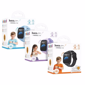 Lasten älykello 1,69" 4G GPS puhelutoiminnolla Hoco Y108, violetti