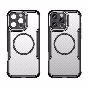 Leading Series MagSafe Silikoninen Suojakuori iPhone 16 Pro Max:lle - Musta