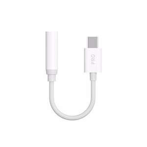 Dudao aanisovitin kuulokeadapteri USB Type C - mini jack 3.5 mm valkoinen (L16CPro white)