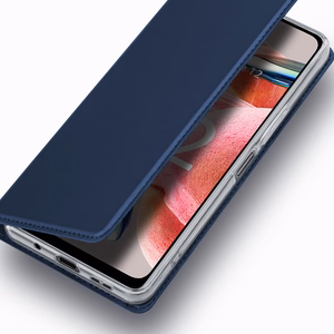 Dux Ducis Skin Pro Suojakuori Xiaomi Redmi Note 12:lle läppäkansi kortti Lompakko jalusta sininen