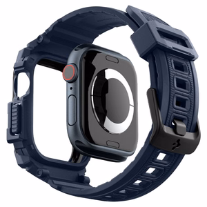 Spigen Rugged Armor Pro Apple Watch 10 (46mm) Laivastonsininen