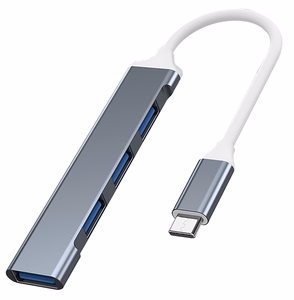 VAKOSS TC-4125X USB-C keskitin 1x USB 3.0 3x USB 2.0