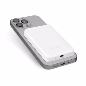 Powerbank SBS TEBB5000MAG1CW 5000 mAh USB-C, MagSafe-yhteensopiva - valkoinen