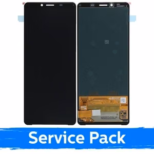 LCD-näyttö yhteensopiva Sony Xperia 10 II musta (Service Pack)