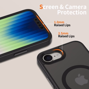 Tech-Protect MagMat MagSafe suojakuori iPhone 16e / 17e:lle - matta musta