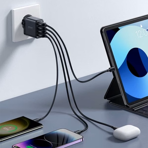 Charger Joyroom "JR-TCN03" Black 24W (4xUSB)