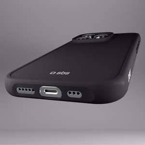 SBS Full Active D3O Suojakuori iPhone 16 Pro Max:lle - musta