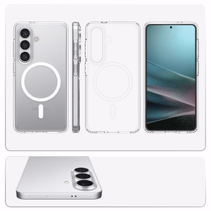 SPIGEN ULTRA HYBRID MAG MAGSAFE GALAXY S26 läpinäkyvä/valkoinen