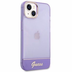 Guess GUHCP14MHGCOU iPhone 14 Plus 6.7 "violetti / violetti kovakotelo läpikuultava läpikuultava