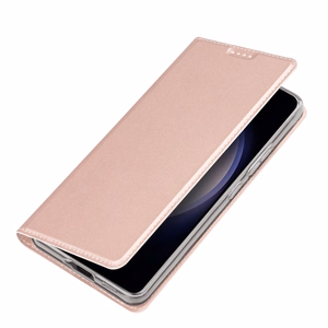 Dux Ducis Skin Pro -suojakuori Samsung S24+:lle läpällä - vaaleanpunainen