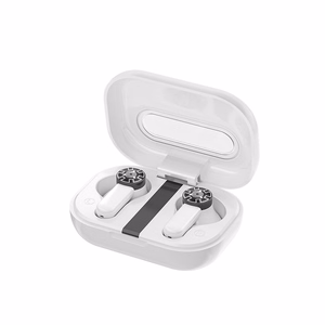 WEKOME VA06 Vanguard Series Bluetooth 5.2 TWS-nappikuulokkeet latauskotelolla, valkoiset