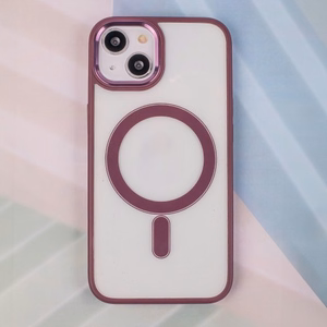 Phone Case "MagCase Satin" for Apple iPhone 16 Pro Bordo