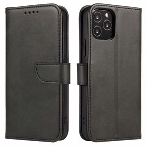 Magnet Case tyylikäs tapaus kansi tapauksessa läppä ja jalusta toiminto Honor Magic3 Pro musta
