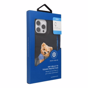 Zuck Bear Darren iPhone 16 musta