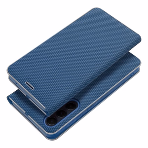 Flip case for Samsung A51 Luna Book Carbon blue