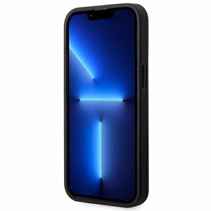 Kotelo BMW BMHMP14L22PTDK iPhone 14 Pro 6.1 "musta / musta nahka leima Tricolor Magsafe