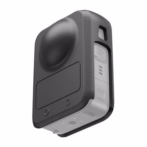 Silikoninen suojakuori objektiivin kannella PULUZ DJI Osmo 360 (musta)