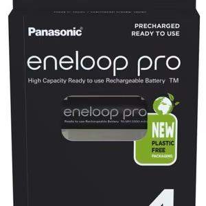 Ladattavat paristot PANASONIC ENELOOP PRO AA 2500 mAh 4 kpl (BK-3HCDE/4CP)