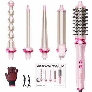 Hair styling comb Wavytalk Heatwave Pro pink