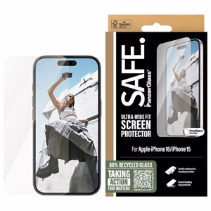 SAFE by PanzerGlass iPhone 16 6.1' näytönsuoja Ultra-Wide Fit SAFE95875