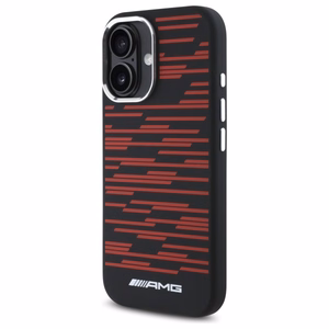 AMG Silikoninen Graphics MagSafe suojakuori iPhone 16:lle - musta
