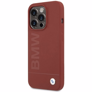 BMW Silikoninen Big Logo MagSafe Suojakuori iPhone 15 Pro:lle - punainen