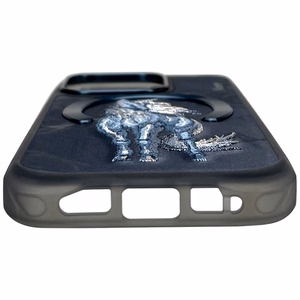 Nimmy Magnetic Fantasy Animal MagSafe Suojakuori iPhone 16 Pro:lle - sininen