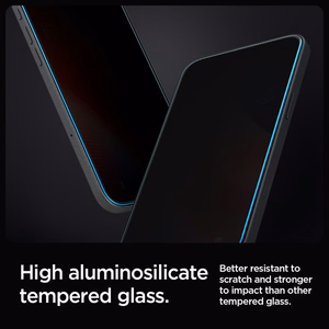 Spigen Glas.tR EZ Fit Privacy Tempered Glass for iPhone 16 Pro Max / 17 Pro Max - 2 pcs.
