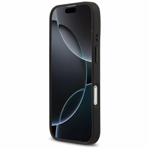 BMW Suojakuori iPhone 17:lle MagSafe-yhteensopiva BMHMP17S25PCPSKR (PU Perfotated Stripe Logo) punainen