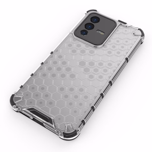 Honeycomb tapauksessa panssaroitu kansi geelirunko Vivo V23 5G läpinäkyvää varten