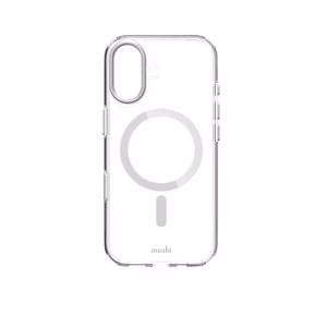 Moshi iGlaze MagSafe suojakuori iPhone 17 -laitteelle, Luna Silver -värinen