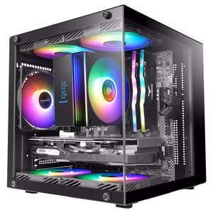 Mars Gaming MC-CUBE – Mini Tower computer case, black