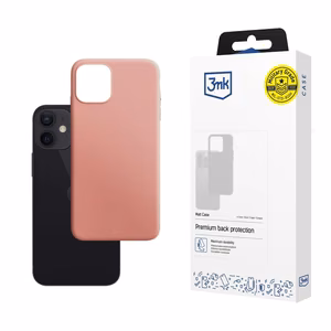 3mk Matt Case -suojakuori iPhone 12 mini:lle, pinkki