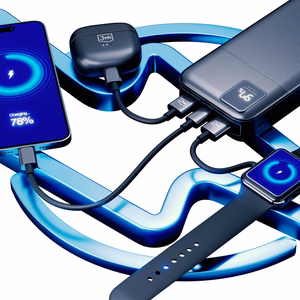 Tehopankki 3mk PowerHouse 20000 mAh 2x USB-A 1x USB-C - musta